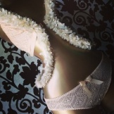 Lace panties on display at Passion Fruit, stockist in Melbourne